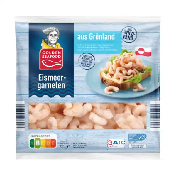 Bild 1 von GOLDEN SEAFOOD Eismeergarnelen 270g