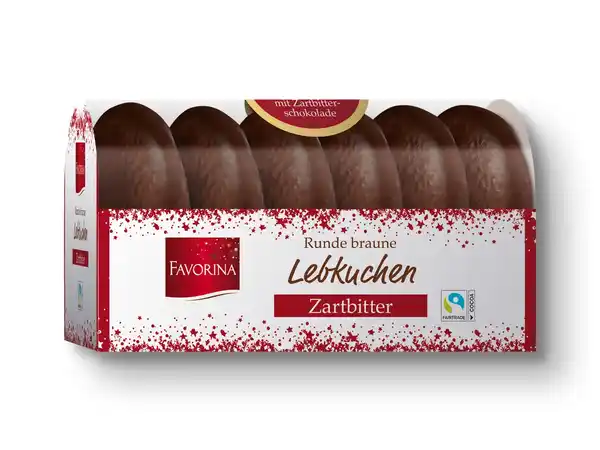 Bild 1 von Favorina Runde braune Lebkuchen,  200 g