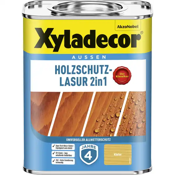 Bild 1 von Xyladecor 2in1 Holzschutzlasur kieferfarben 750 ml