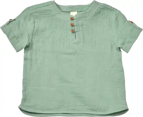 Bild 1 von ALANA T-Shirt aus Musselin, grün, Gr. 140