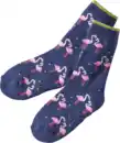 Bild 1 von ALANA ABS Socken mit Flamingo-Muster, lila, Gr. 23/26