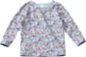 ALANA Langarmshirt Pro Climate mit Blumen-Muster, blau, Gr. 122