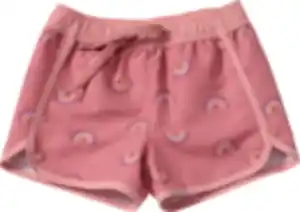 PUSBLU Badehose mit Regenbogen-Muster, rosa, Gr. 122/128