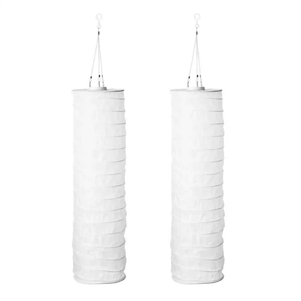 Bild 1 von LED Solar Lampion XXL 2er Set, Schlauch, weiß