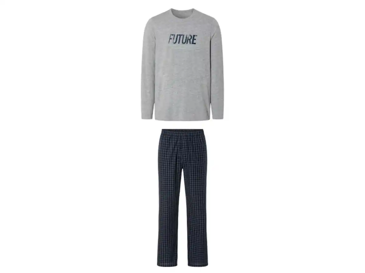 Bild 2 von LIVERGY® Herren Pyjama, mit Gummizugbund