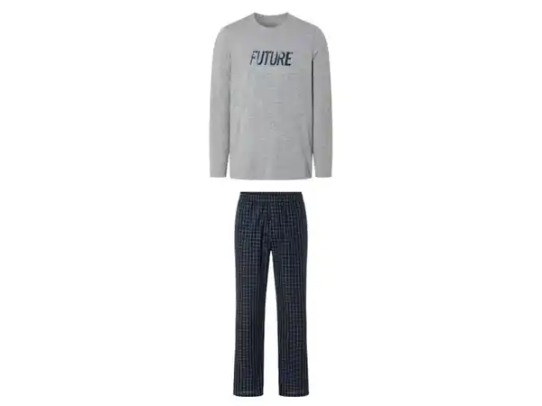 Bild 2 von LIVERGY® Herren Pyjama, mit Gummizugbund