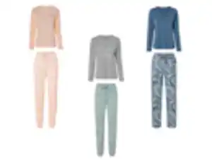 esmara® Damen Pyjama mit Rundhalsausschnitt