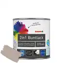 Bild 1 von toom 2in1 Buntlack 'Kieselsand' taupe glänzend 375 ml