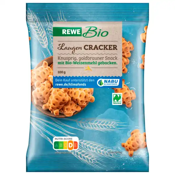 Bild 1 von REWE Bio Laugen Cracker