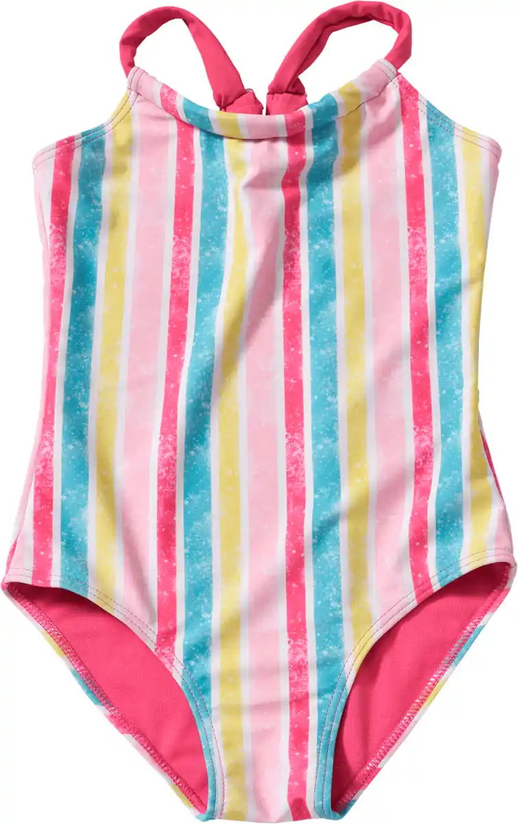 Bild 1 von PUSBLU Badeanzug mit Ringeln, blau, Gr. 122/128