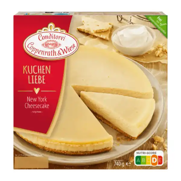 Bild 1 von COPPENRATH & WIESE Kuchenliebe New York Cheesecake 740g