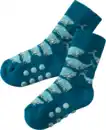 Bild 1 von PUSBLU ABS Socken mit Wal-Muster, blau, Gr. 18/19