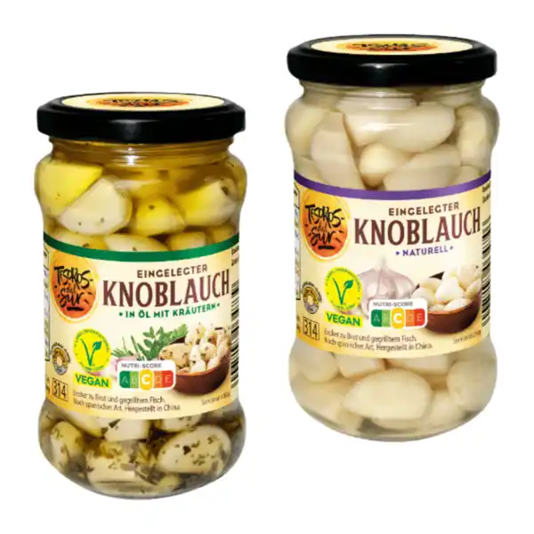 Bild 1 von TESOROS DEL SUR Eingelegter Knoblauch 314ml