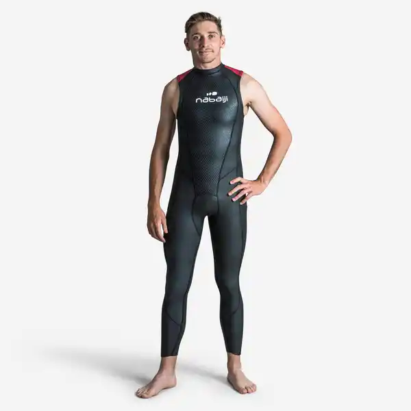 Bild 1 von Neoprenanzug OWS 500 Freiwasserschwimmen ärmellos 2/2 mm Herren