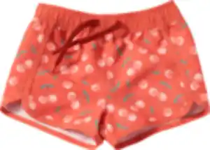 PUSBLU Badehose mit Kirschen-Muster, rot, Gr. 86/92