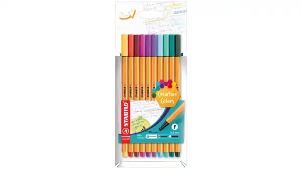 Bild 1 von STABILO® Fineliner - STABILO point 88 - 10er Pack - Sonderfarben