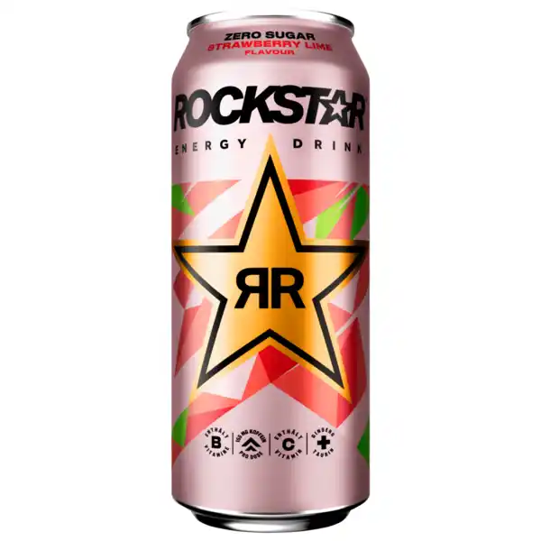 Bild 1 von Rockstar Strawberry Lime Zero Sugar 0,5l