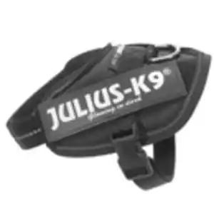 JULIUS-K9 IDC Powergeschirr Baby schwarz XXXS