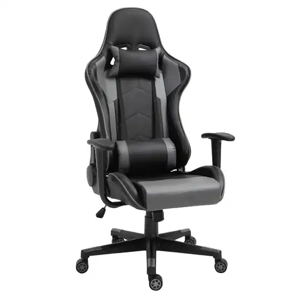 Bild 1 von Vinsetto Gamingstuhl ergonomisch schwarz 53 x 52 x 126-136 cm (BxTxH)