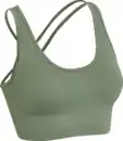 Bild 1 von IDEENWELT Damen Sportbustier Doublestrap grün Gr. M