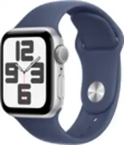 Apple Watch SE (40mm) GPS 3. Gen mit Sportarmband M/L silber/denim