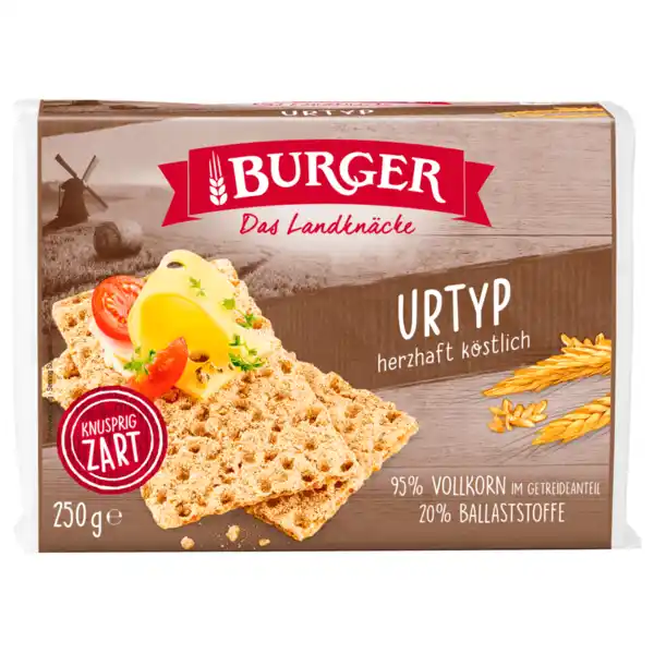 Bild 1 von Burger Urtyp Knäckebrot 250g