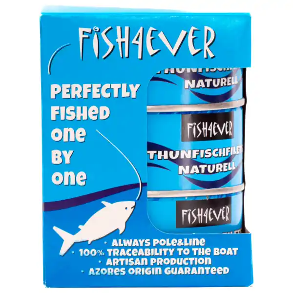 Bild 1 von Fish4ever Thunfischfilet Naturelle 3x112g