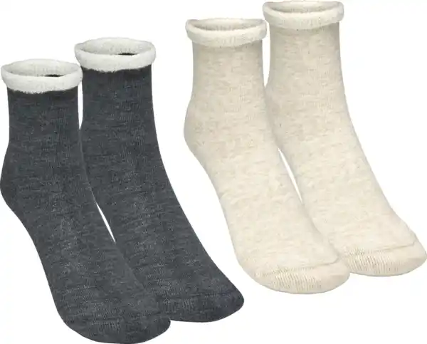 Bild 1 von IDEENWELT Wellness-Socken blau und beige Gr. 35/38