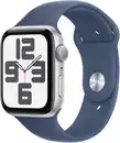 Bild 1 von Apple Watch SE (44mm) GPS 3. Gen mit Sportarmband M/L silber/denim