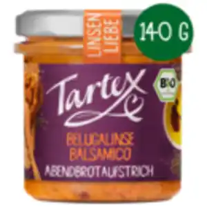 Tartex Bio Brotaufstrich Belugalinse Balsamico vegan 140g