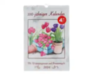 Bildkalender 2023 Garten Blumen Bauernregeln oder 100-jähriger Kalender 4fach