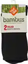 Bild 1 von IDEENWELT Bambus Boots Socken schwarz 35/38 2er-Set