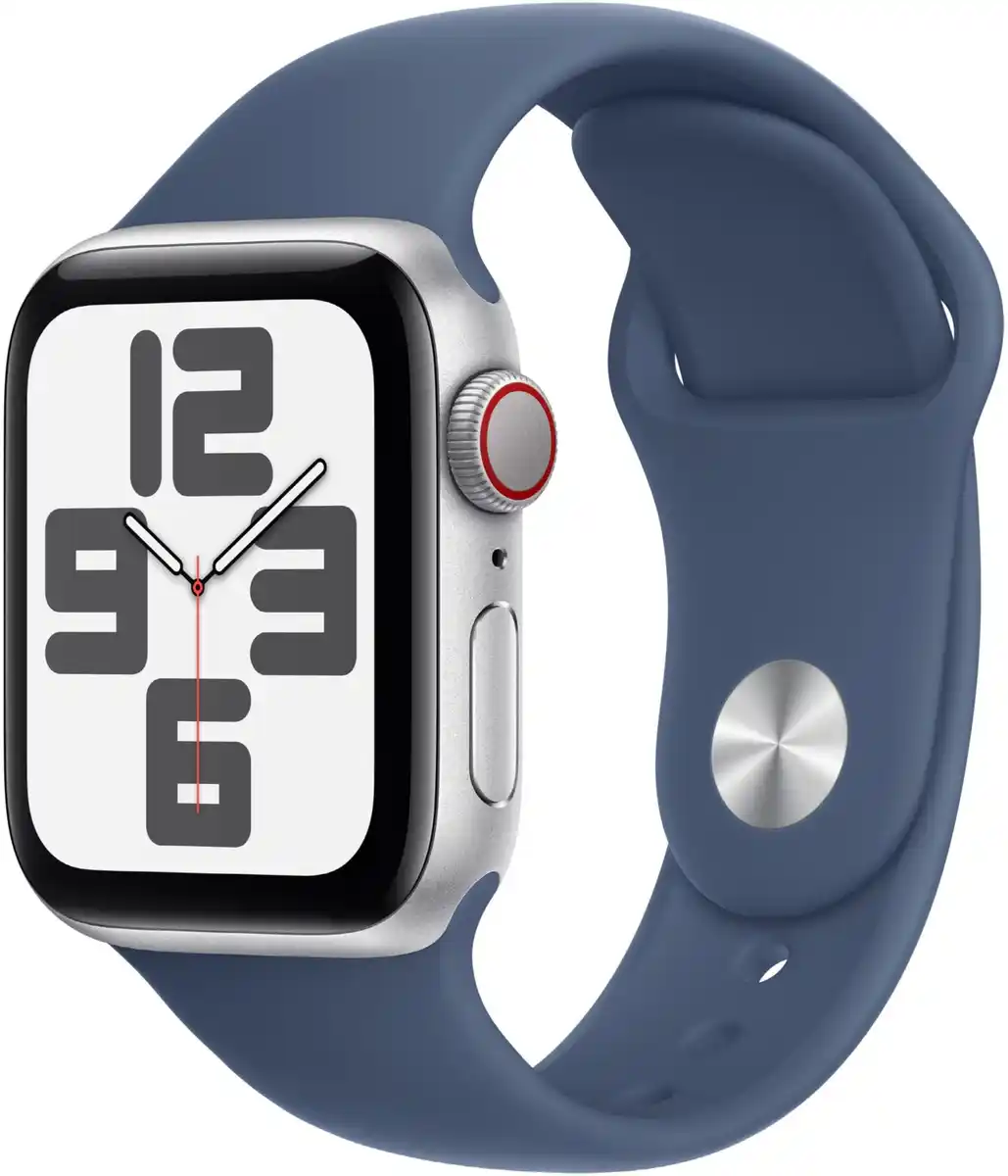 Bild 1 von Apple Watch SE (40mm) GPS+4G 3. Gen mit Sportarmband M/L silber/denim