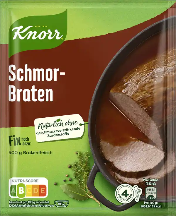 Bild 1 von Knorr Fix Schmorbraten 41G