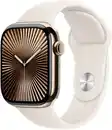 Bild 1 von Apple Watch Series 10 (42mm) GPS+4G Titan mit Sportarmband M/L gold/polarstern