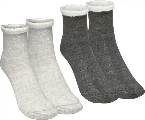 Bild 1 von IDEENWELT Wellness-Socken grau und anthrazit Gr. 39/42