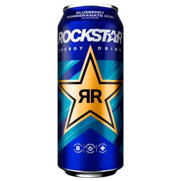 Bild 1 von Rockstar Energy Drink Blueberry Pomegranate Acai 0,5l