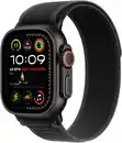 Bild 1 von Apple Watch Ultra 2 (49mm) GPS+4G Titan mit Trail Loop Armband (S/M) schwarz/schwarz