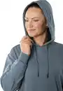 Bild 2 von IDEENWELT Damen Sweatkleid mit Kapuze grün Größe L