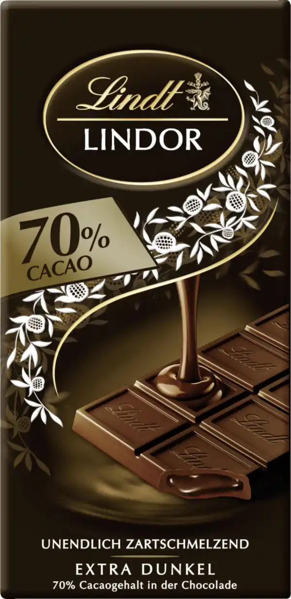 Bild 1 von Lindt LINDOR Tafel 70% Kakao, 100 g