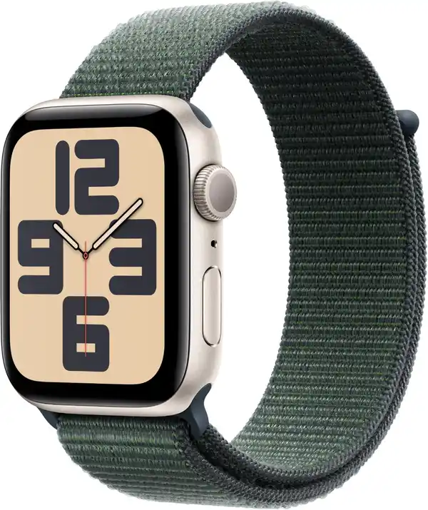 Bild 1 von Apple Watch SE (44mm) GPS 3. Gen mit Sport Loop polarstern/seegrün