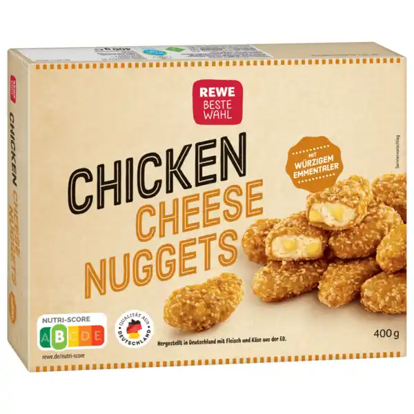 Bild 1 von REWE Beste Wahl Chicken Cheese Nuggets 400g