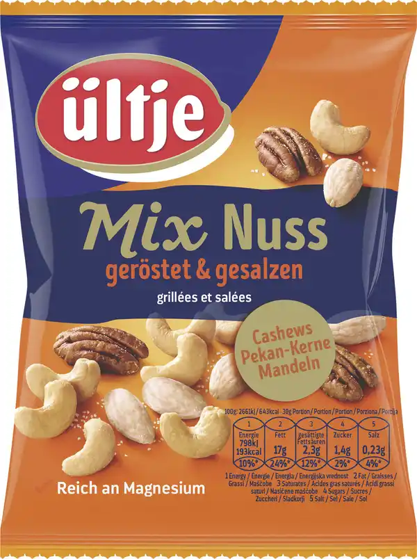 Bild 1 von Ültje Mix-Nuss geröstet & gesalzen 150G