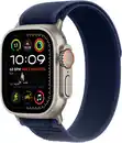 Bild 1 von Apple Watch Ultra 2 (49mm) GPS+4G Titan mit Trail Loop Armband (S/M) natur/blau