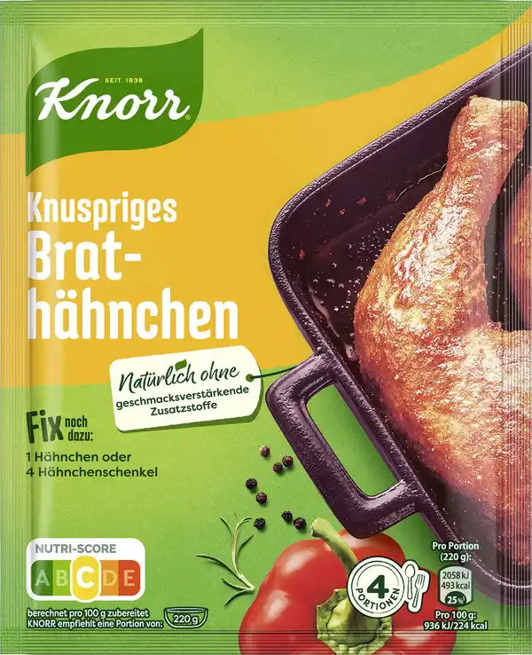 Bild 1 von Knorr Fix Knuspriges Brathähnchen 29G