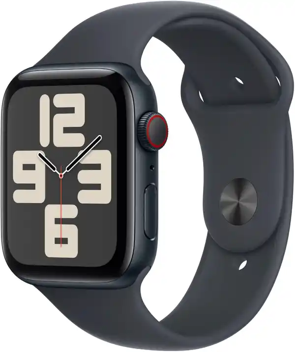 Bild 1 von Apple Watch SE (44mm) GPS+4G 3. Gen mit Sportarmband M/L mitternacht/mitternacht