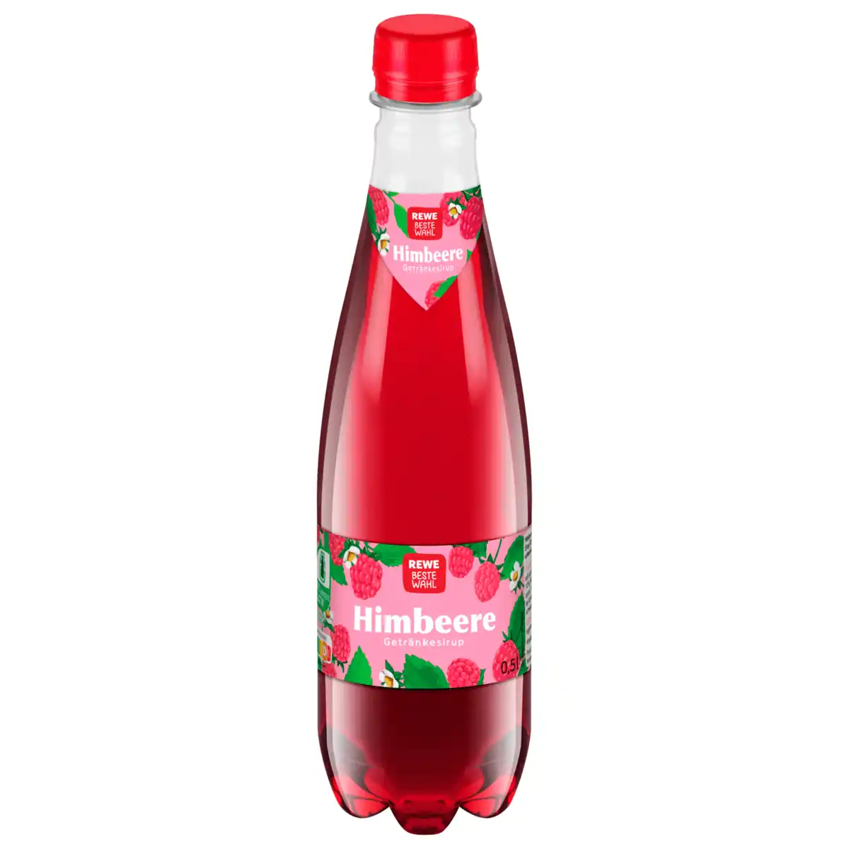Bild 1 von REWE Beste Wahl Himbeer-Getränkesirup 0,5l