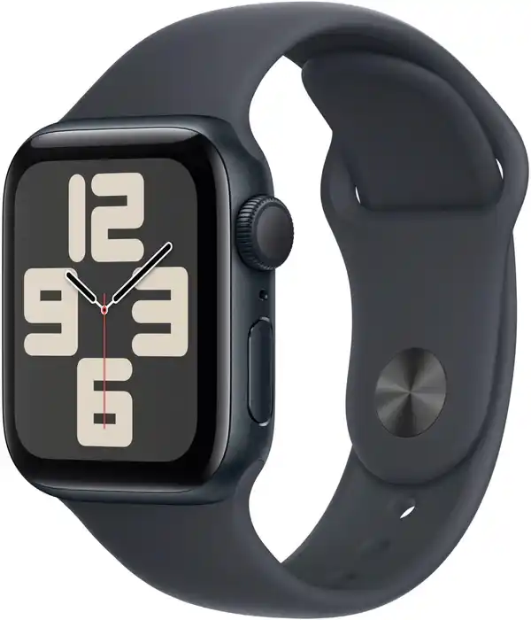 Bild 1 von Apple Watch SE (40mm) GPS 3. Gen mit Sportarmband S/M mitternacht/mitternacht