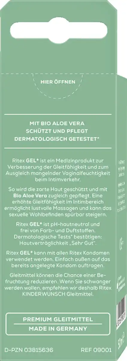 Bild 4 von Ritex Bio Gleitgel mit Aloe Vera, 50 ml