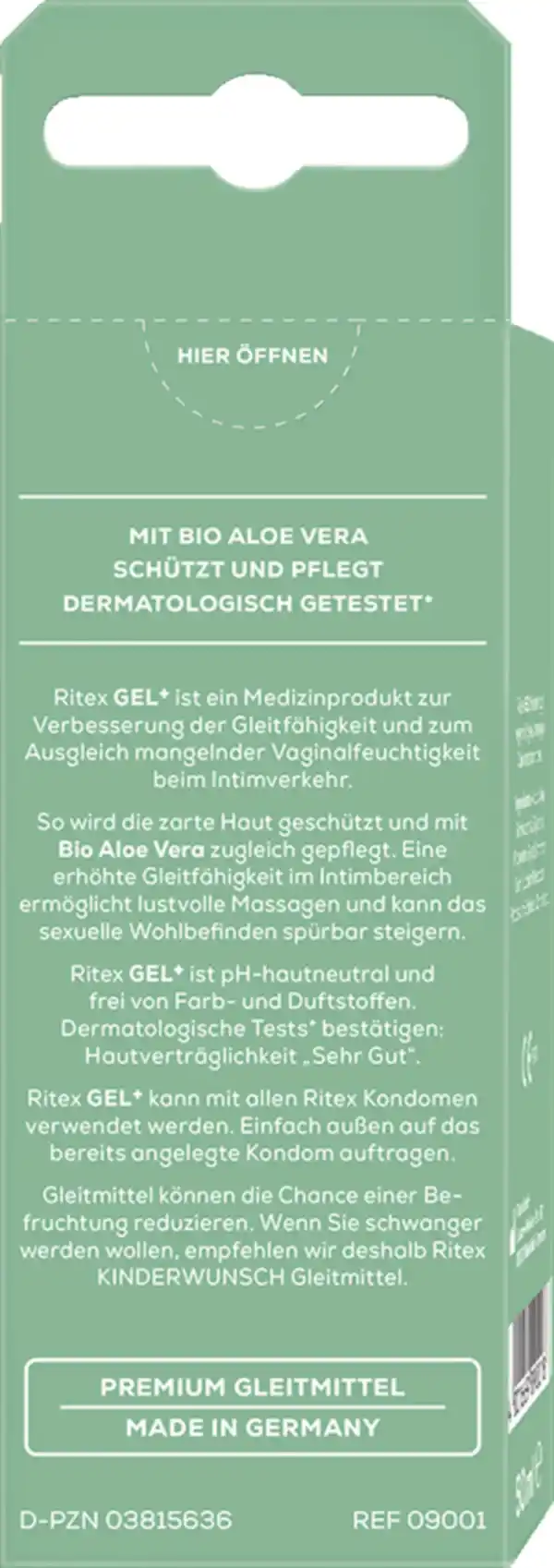Bild 4 von Ritex Bio Gleitgel mit Aloe Vera, 50 ml